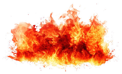 Canvas Print - PNG  Explosion fire backgrounds bonfire.