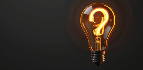 Poster - an idea concept and logo design for a business that empowers inventors using lamp shapes