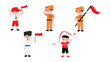 © Creathub - Indonesian Kids Cartoon Independence Man