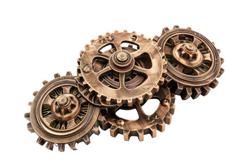 Interlocking Bronze Gears