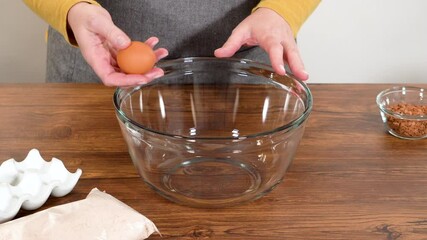 Sticker - Baking Gingerbread Bundt Cake with Caramel Frosting Ingredients