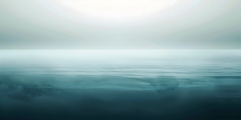 Poster - Teal to Gray Gradient Backdrop for Elegant Product Presentation Concept with Serene Copy Space
