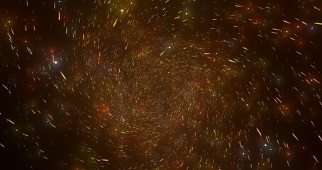 Poster - A spiral of light and dark