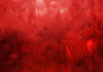 Poster - Abstract Red Painted Background Texture