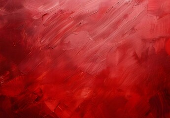 Wall Mural - Abstract Red Painted Texture Background