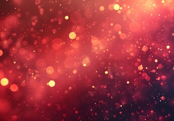 Wall Mural - romantic red bokeh background for valentine's day