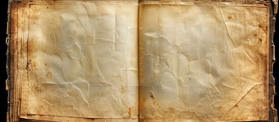 Aufkleber - Vintage book pages devoid of content offer copy space image