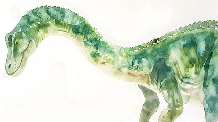 Poster -  green dinosaur 