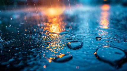 rain wallpaper, rain background image that can describe the pluviophile term