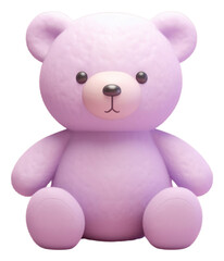 Canvas Print - PNG Cute teddy bear toy representation celebration.