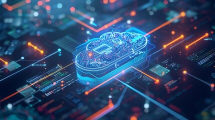 Cloud cost efficiency, cost efficiency of cloud computing, picture showing pay-per-use pricing model, resource optimization techniques, artificial intelligence