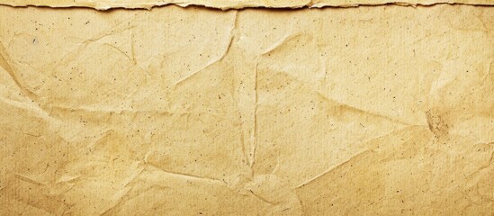 Fototapete - Thick fibrous yellow cardboard providing a textured background with plenty of space for additional images or text