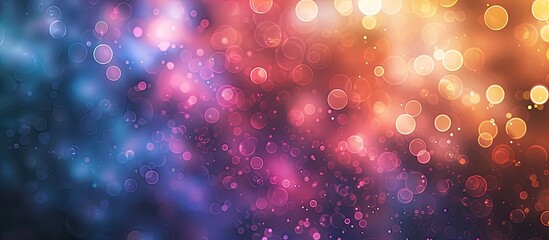 Canvas Print - A light bokeh background with an abstract texture provides a stunning copy space image