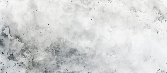Poster - Watercolor background in light gray hue with a textured stained appearance suitable for use as a copy space image