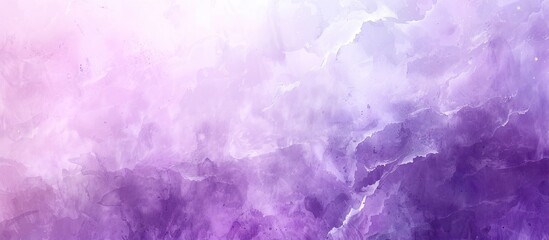 Aufkleber - Soft purple light creates a gentle watercolor background with copy space image