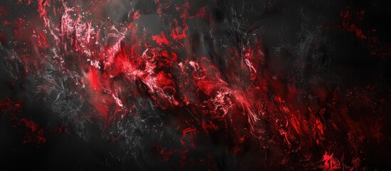 Poster - Stunning black and red background with copy space image