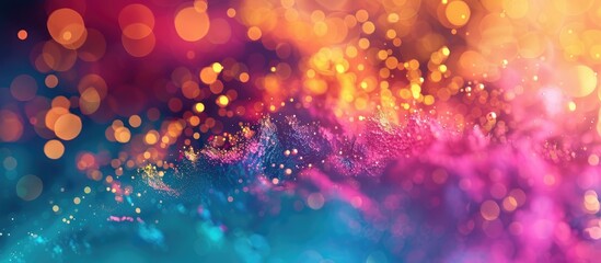 Leinwandbilder - Vibrant backdrop with abstract colors and copy space image