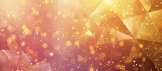 Fototapete - Geometric design with blank glitter and sparkle texture ideal for adding text or images copy space image to the background