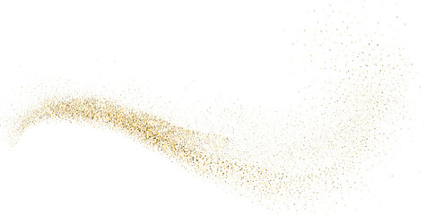 Wall Mural - gold glitter. golden sparkle confetti. shiny glittering dust.