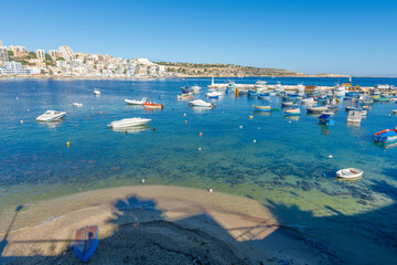 Canvas Print - The St Paul's Bay view in Malta