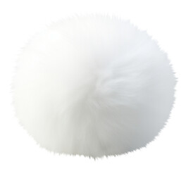 Poster - PNG Sphere shape fur white softness.