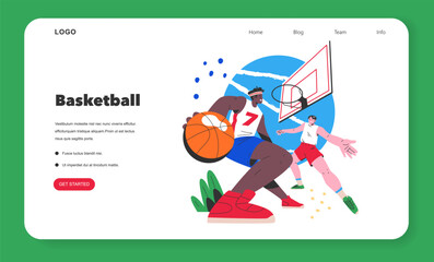 Summer Sports Activities. Flat Vector Illustration