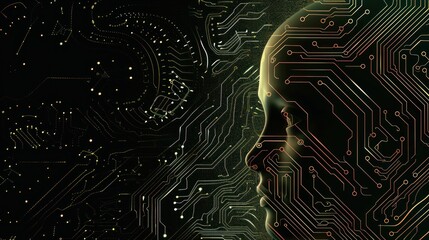 Circuitry Face: A Digital Portrait