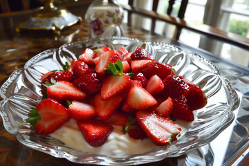 strawberries and cream