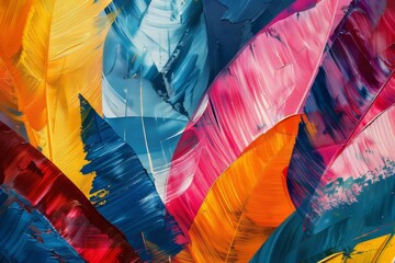 An abstract colorful background: capturing the vibrant street art festival atmosphere with generative stock