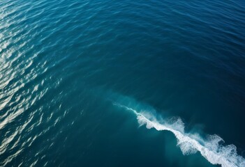 Beautiful beach scenery, high angle view of the sea