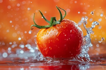 Canvas Print - Fresh Tomato Splash