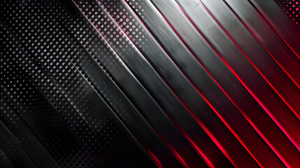 Close-up of intricate black and red patterned surface, abstract texture background
