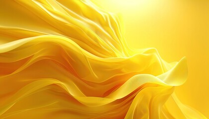 Wall Mural - Abstract vertical animation, yellow geometric background 