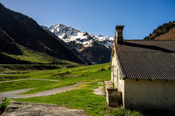 Wall Mural - Ossau Valley, French Pyrenees, HDR Image