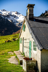 Wall Mural - Ossau Valley, French Pyrenees, HDR Image