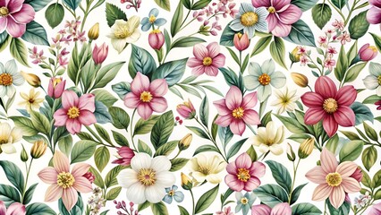 Wall Mural - Corýdalis flower ornamental, wallpaper spring, ecology