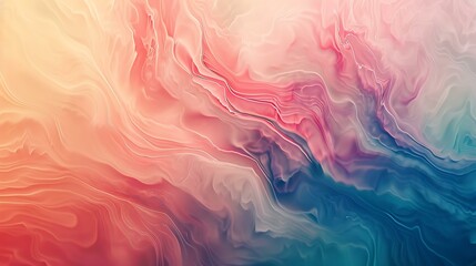 Poster - Soft gradient hues merging seamlessly to form a calming and fluid abstract background with subtle texture