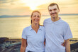 © Louis-Paul Photo - family at beach on summer time, mother and son having fun