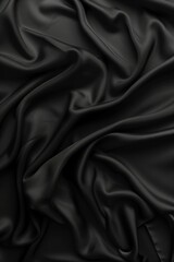 Aufkleber - Close-up black fabric view with intricate pattern. Unique fibers add depth and dimension. Blurred background highlights fabric details. Dominant black color with gray, white accents provide contrast.