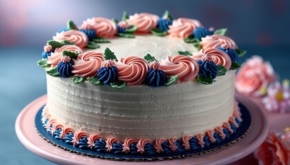 birthday cake with candles