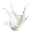 © HRStudio - Milk splash isolated on transparent background