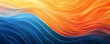 © AI_images - A radiant gradient color wave background with bold transitions from orange to blue, featuring smooth, flowing lines that create a lively and eye-catching visual effect.