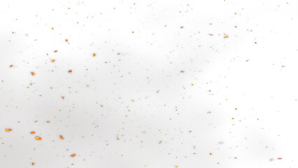 Floating embers sparks background PNG transparent. Opacity or screen mode usage for overlay