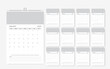 © TanmoyTopu - 2025 minimal calendar design template