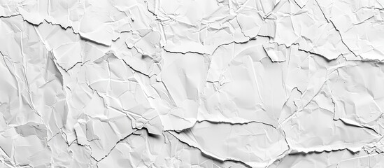 Leinwandbilder - Textured white paper creating an abstract backdrop for design projects with available copy space image.