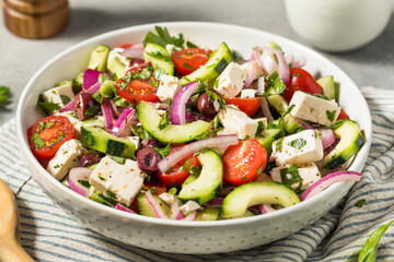 Canvas Print - Homemade Greek Peasant Salad