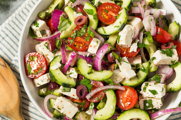 Canvas Print - Homemade Greek Peasant Salad