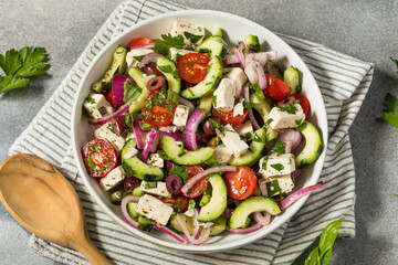 Poster - Homemade Greek Peasant Salad