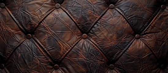 Aufkleber - Background surface with a leather texture providing space for text or images.