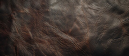 Aufkleber - Background surface with a leather texture providing space for text or images.
